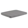 Flash Furniture Indoor/Outdoor Gray Patio Chair Cushion with Ties TW-3WCU001-GY-GG